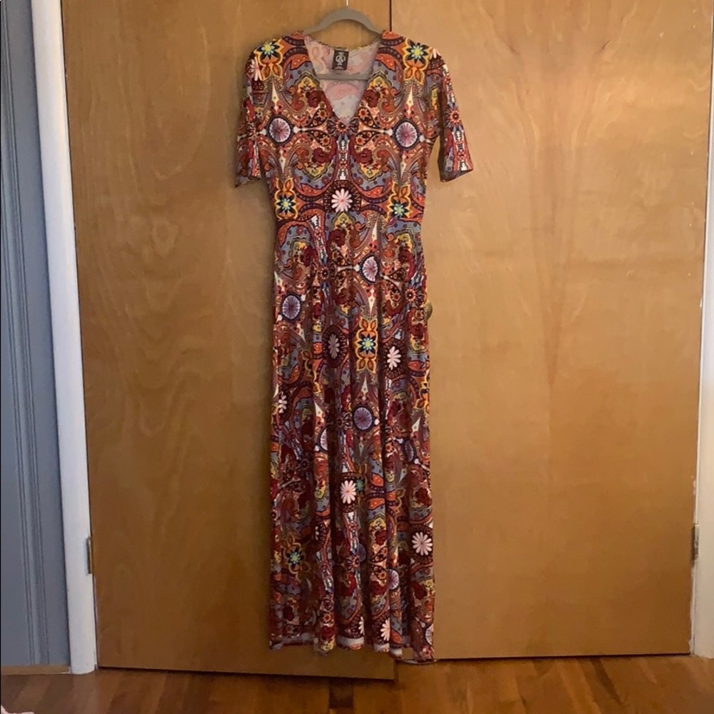 Agnes & Dora V-neck Maxi Dress - Picture 1 of 1